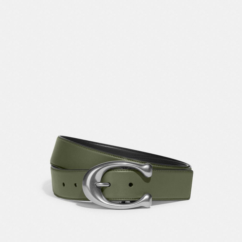 Sculpted C Buckle Cut To Size Reversible Belt, 32 Mm