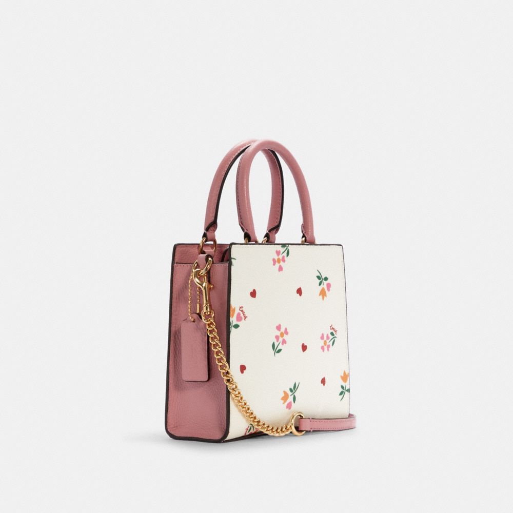 【COACH】Mini Pepper Crossbody With Heart Petal Print COACH® Outlet | Mini Pepper Crossbody With Heart Petal Print