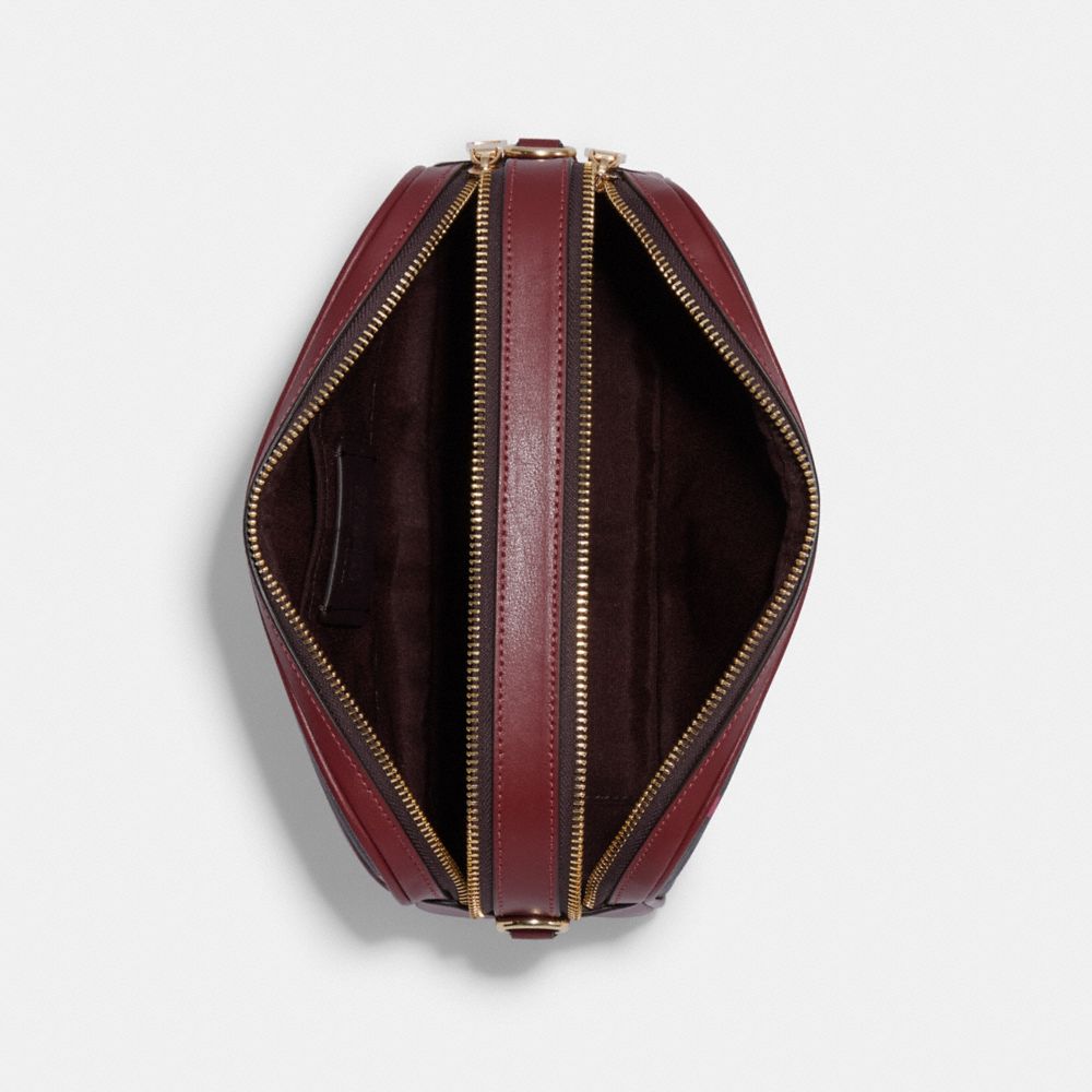 Jes Crossbody In Signature Canvas With Heart Petal Print