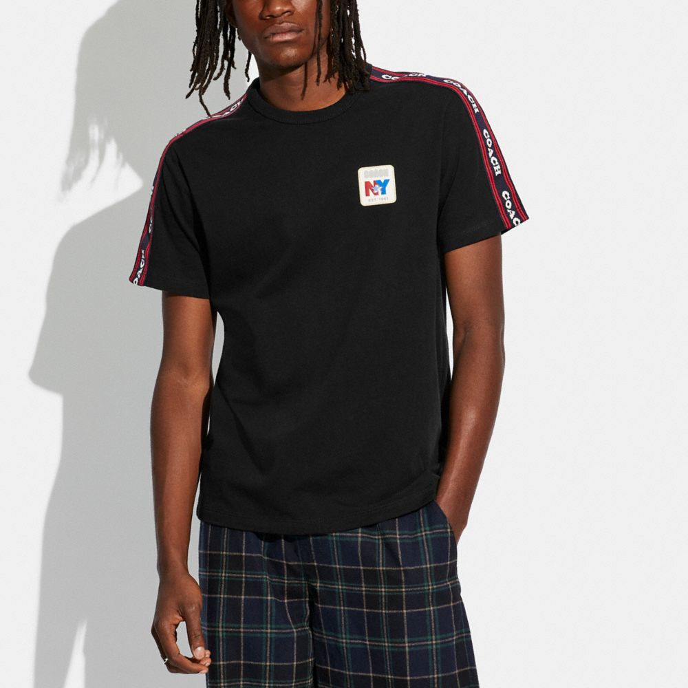 COACH®,Coach T-Shirt In Organic Cotton,,Scale View