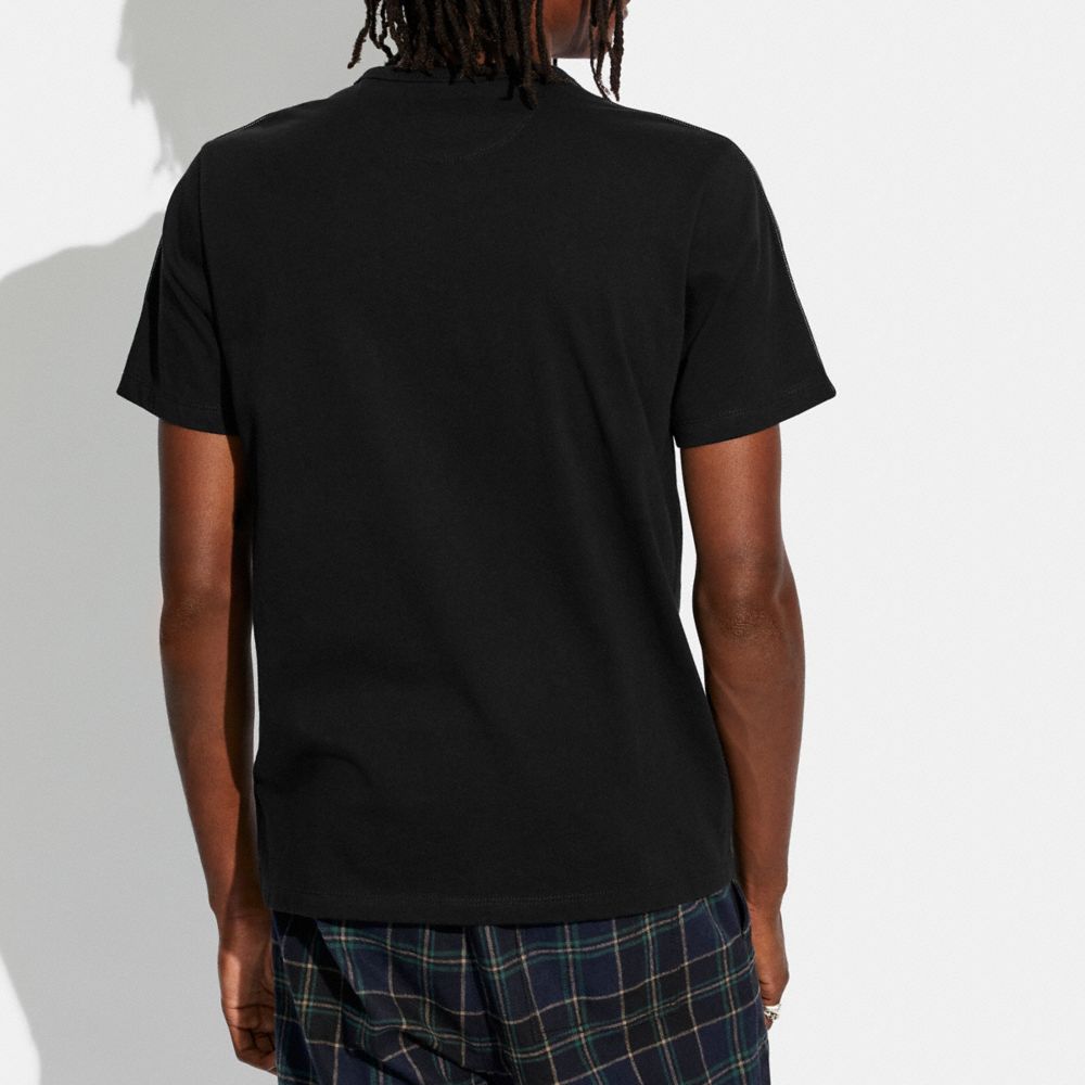 COACH®,Coach T-Shirt In Organic Cotton,,Scale View