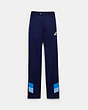 COACH®,TRACK PANTS,Navy,Front View