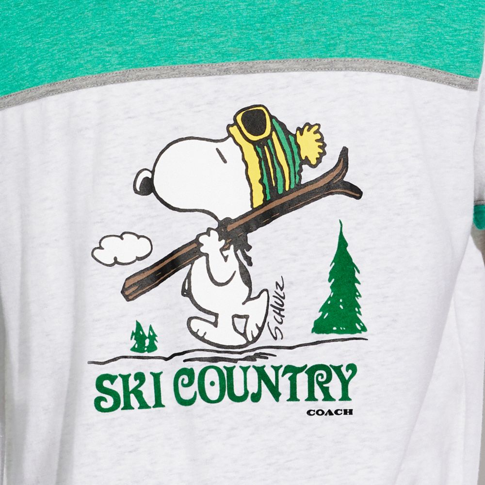 Peanuts Sportswear Snoopy #50 Long Sleeve T-Shirt : : Fashion