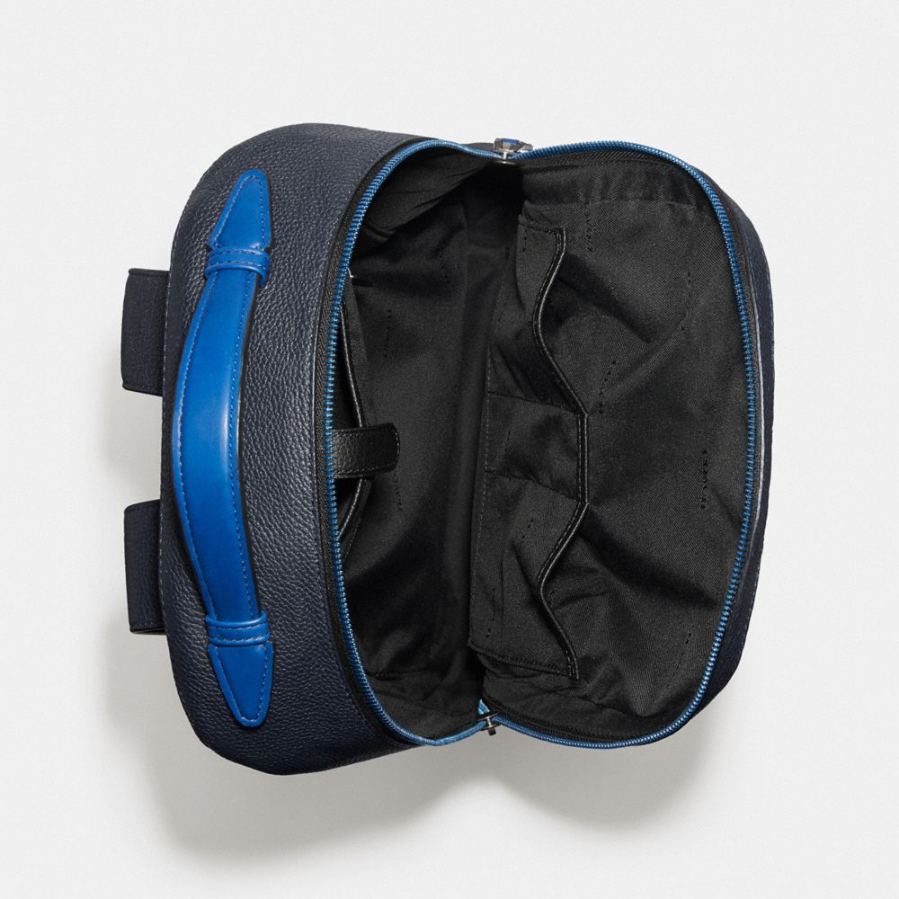 COACH®,Upcrafted Metropolitan Soft Backpack With Varsity Stripe,,Inside View,Top View