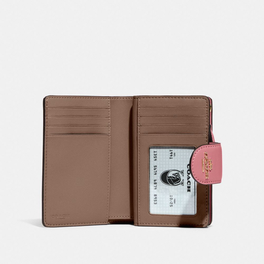 COACH® | Medium Corner Zip Wallet With Heart Petal Print