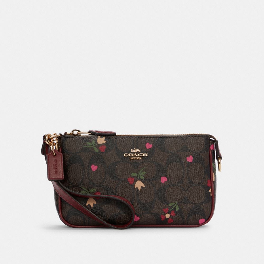 COACH CA797 Nolita 19 With Stripe Heart Motif In Chalk Multi 