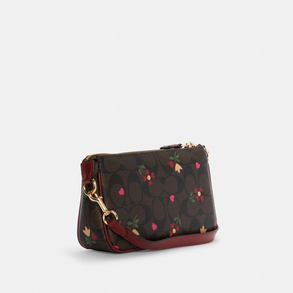 COACH®  Nolita 19 In Signature Canvas With Heart Cherry Print