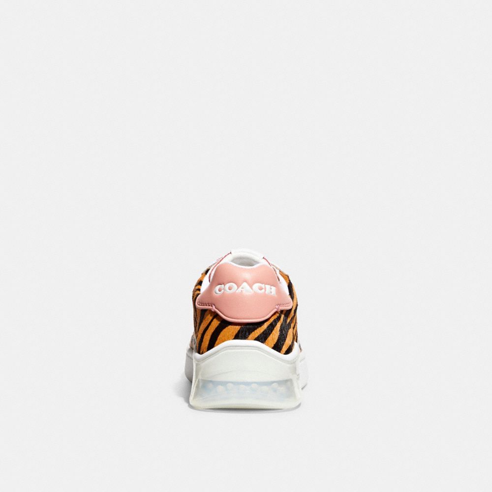 COACH®,CHAUSSURE DE SPORT POUR LE COURT CITYSOLE,Haircalf/Cuir,Zèbre/Rose bonbon,Alternate View