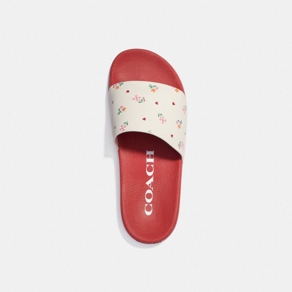 COACH® | Uli Sport Slide With Heart Floral Print