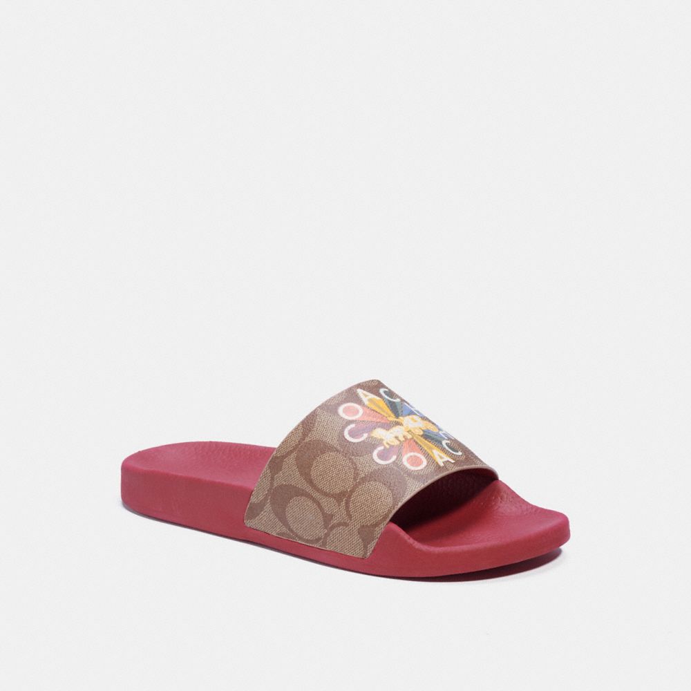 Uli Sport Slide With Floral Print