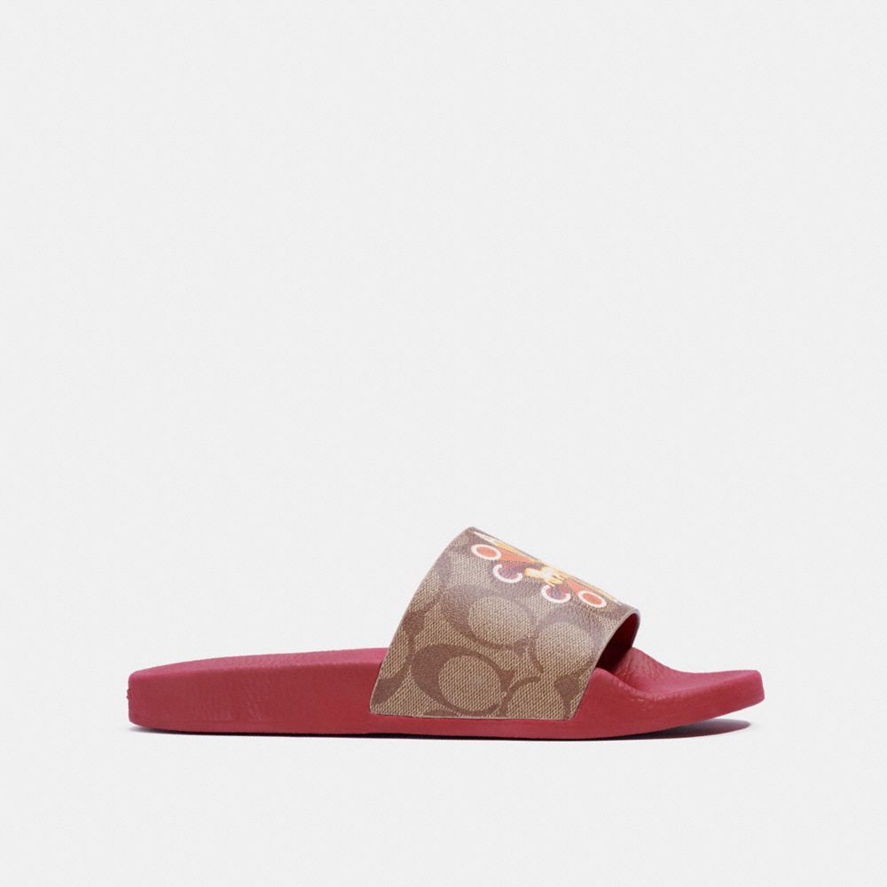 Uli Sport Slide With Floral Print