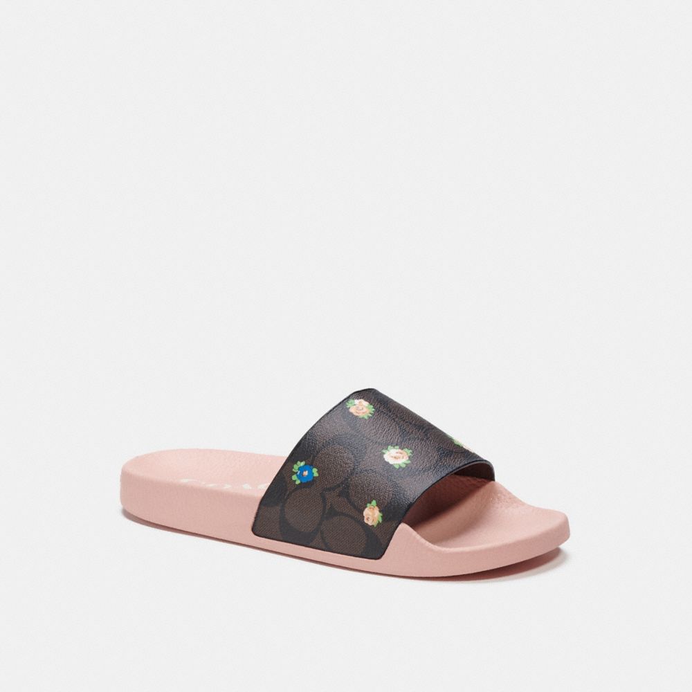 COACH Uli Sport Slide With Floral Print