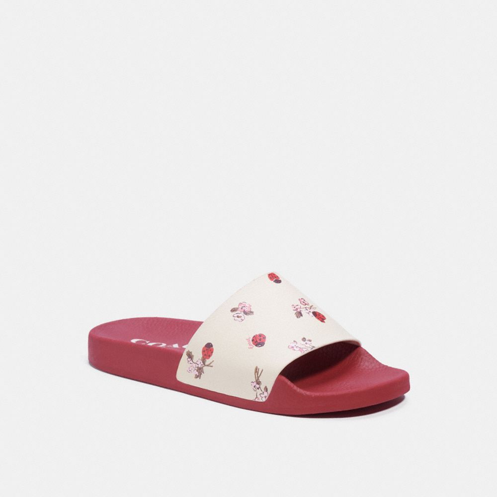 Coach hot sale floral slides