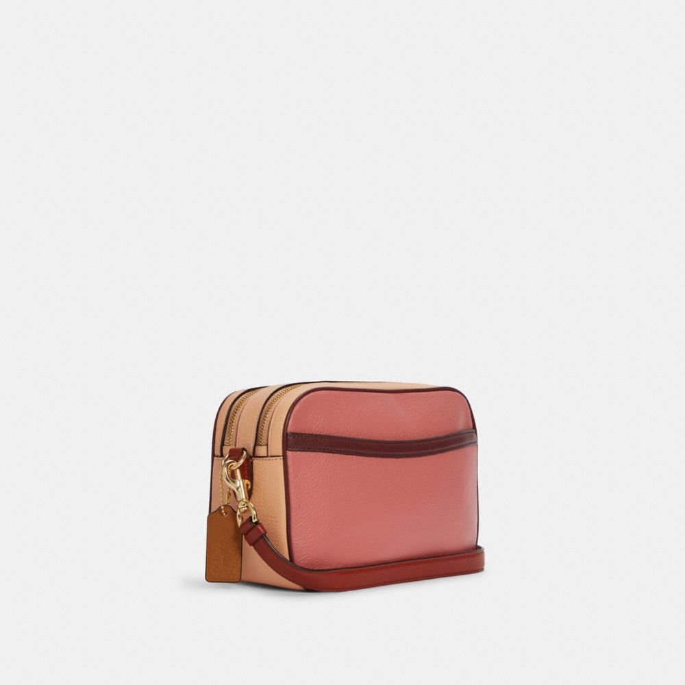 New Coach Jes Crossbody In Colorblock With Stripe