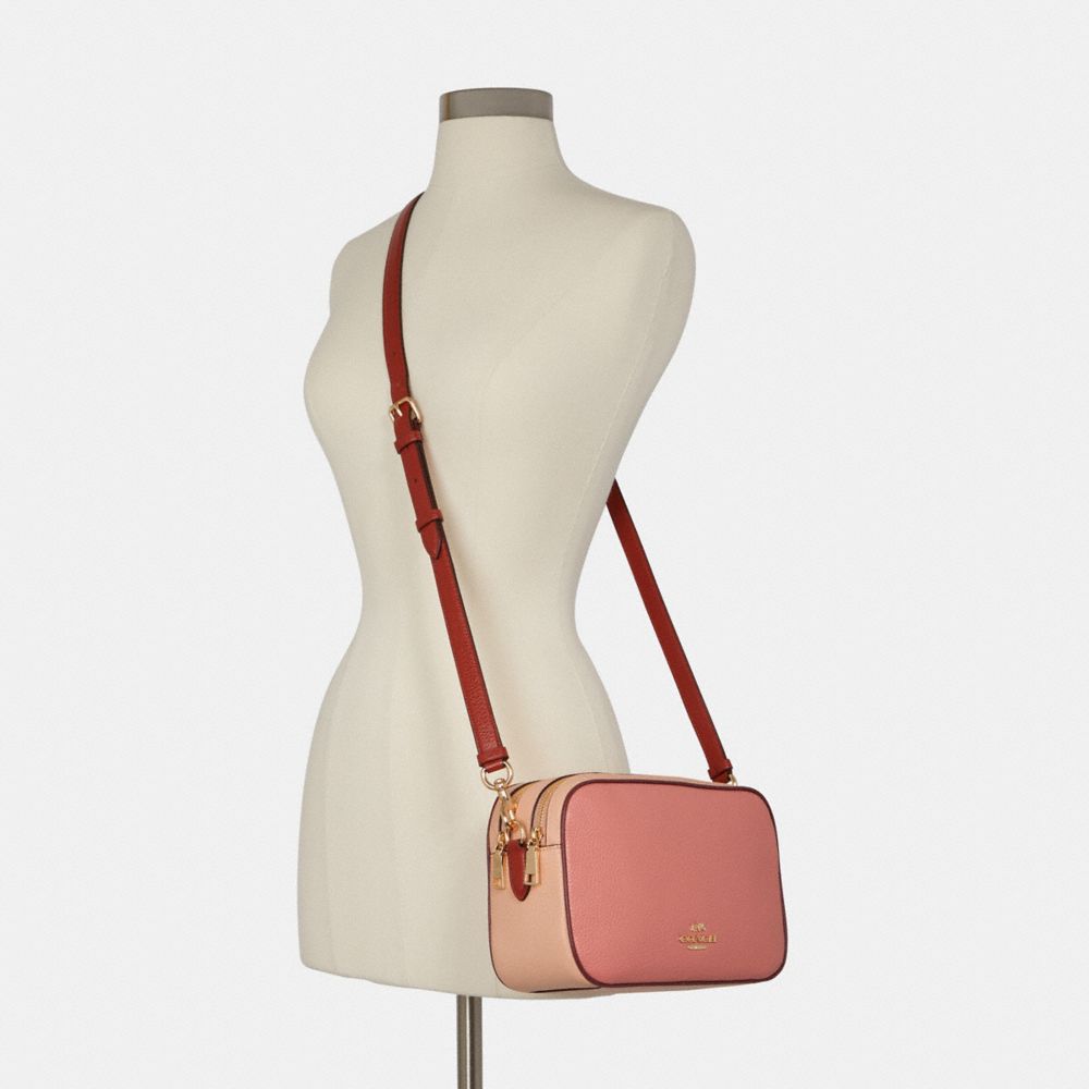 New Coach Jes Crossbody In Colorblock With Stripe