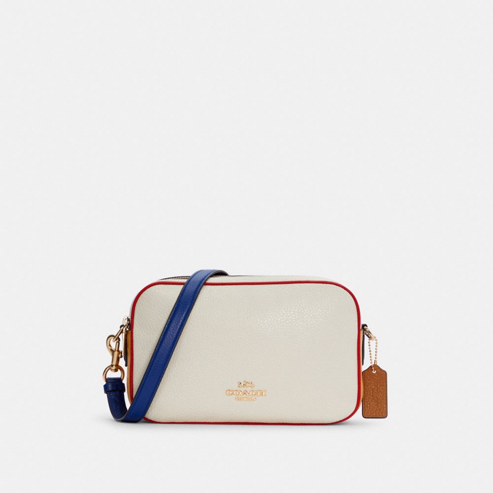 New Coach Jes Crossbody In Colorblock With Stripe