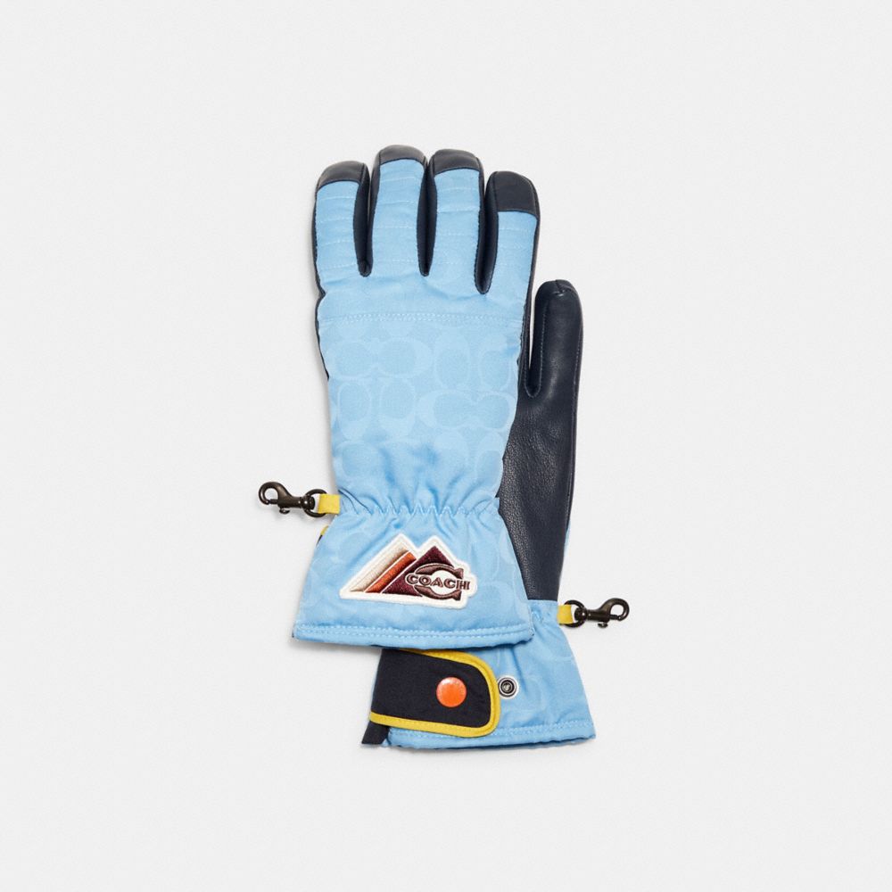 COACH GB Signature Ski Gloves