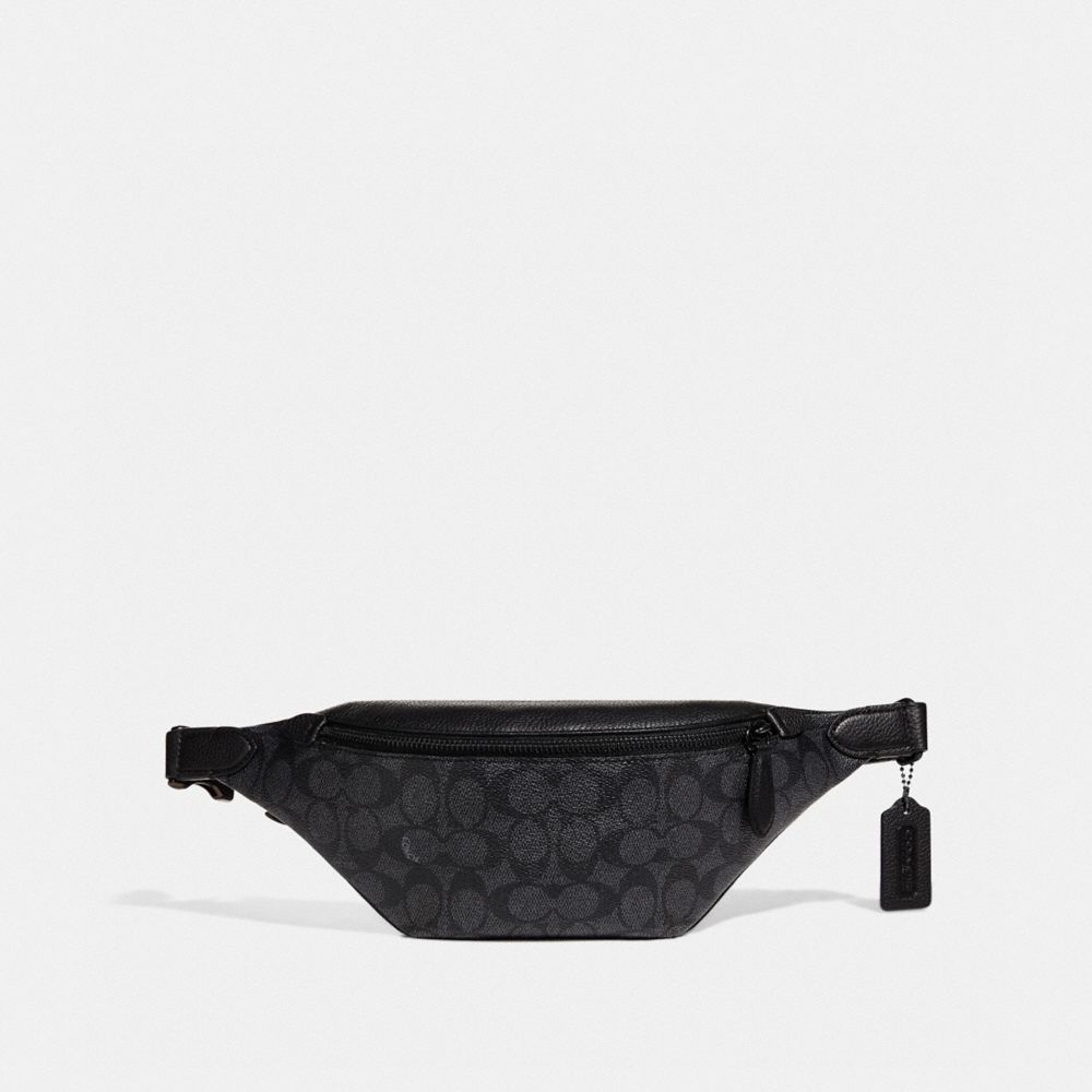 Coach Charter Belt Bag 7 in Signature Charcoal