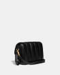 COACH®,STUDIO SHOULDER BAG WITH QUILTING,Nappa leather,Small,Brass/Black,Angle View