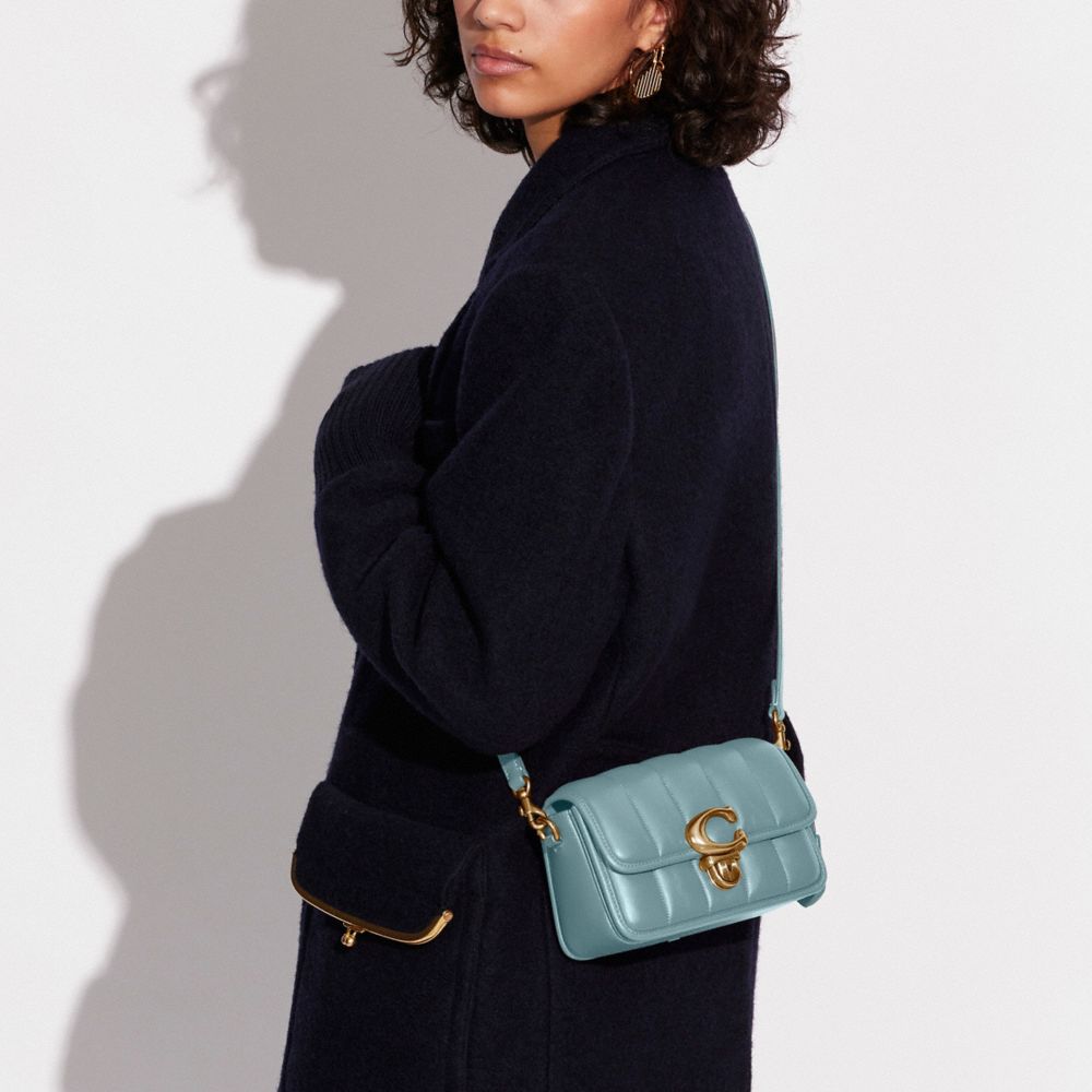 COACH®,Studio Shoulder Bag 19 With Quilting,,Detail View