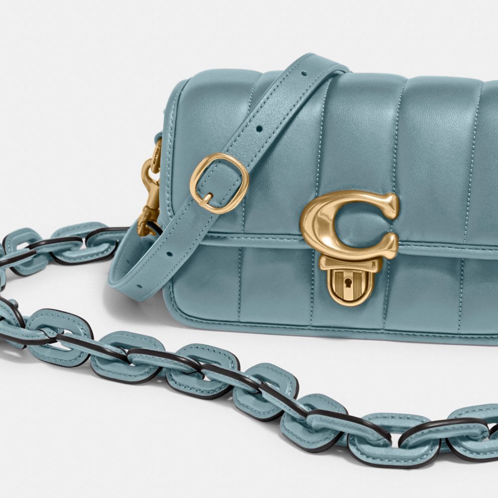 Coach chain crossbody hot sale with quilting