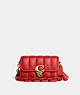 COACH®,STUDIO SHOULDER BAG 19 WITH QUILTING,Nappa leather,Small,Brass/Candy Apple,Front View