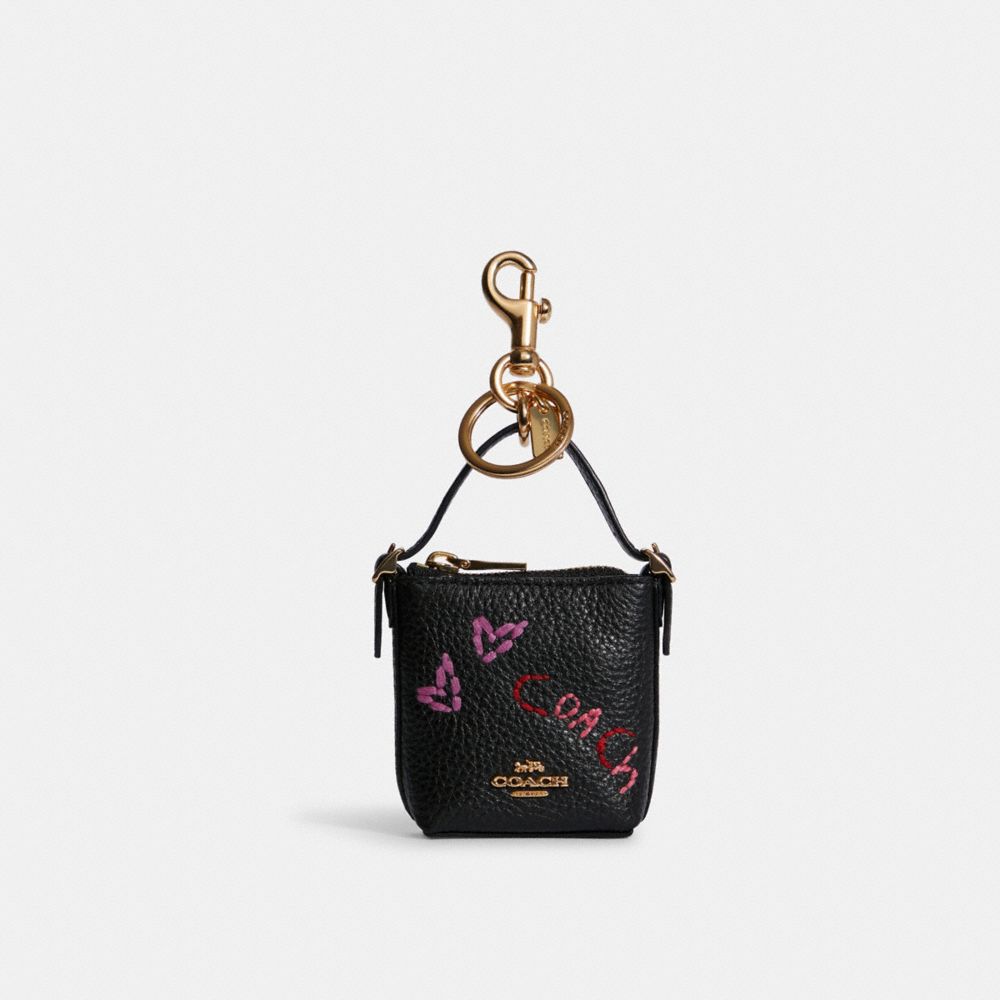COACH® | Mini Val Duffle Bag Charm With Diary Embroidery