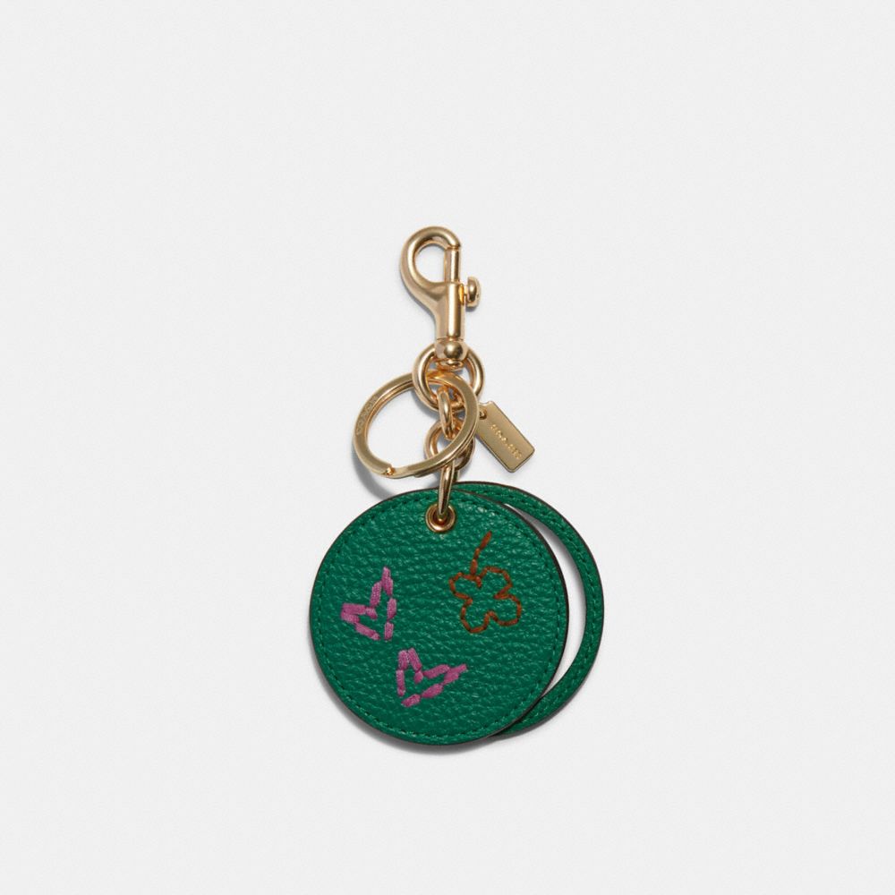 COACH® | Mirror Bag Charm With Diary Embroidery