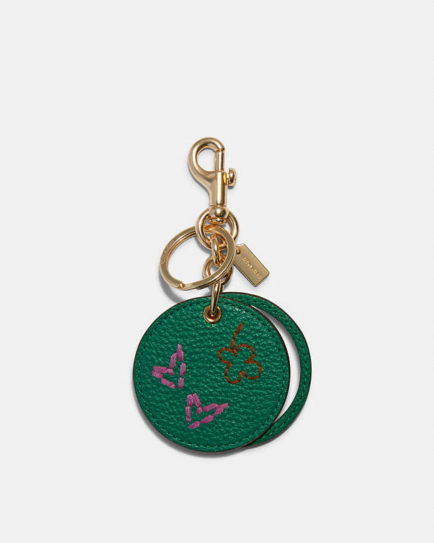 COACH® | Mirror Bag Charm With Diary Embroidery