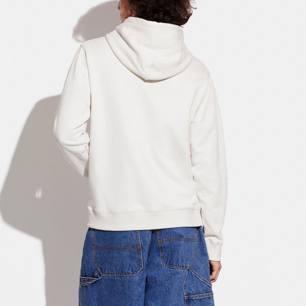 COACH®,80 Th Anniversary Hoodie In Organic Cotton,,Scale View