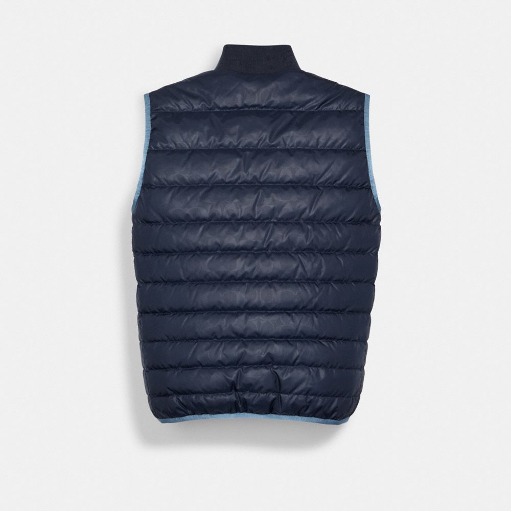 Coach men's best sale down vest