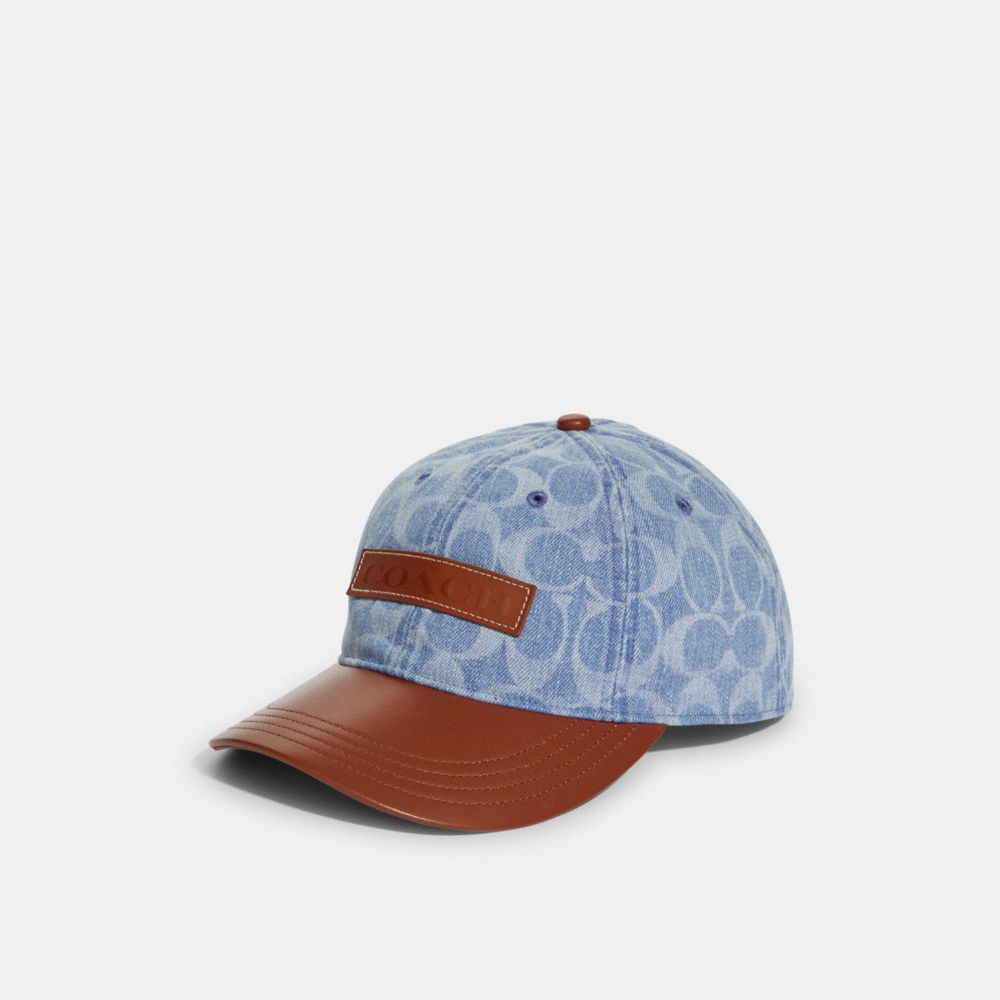 Casquette de baseball en denim emblématique