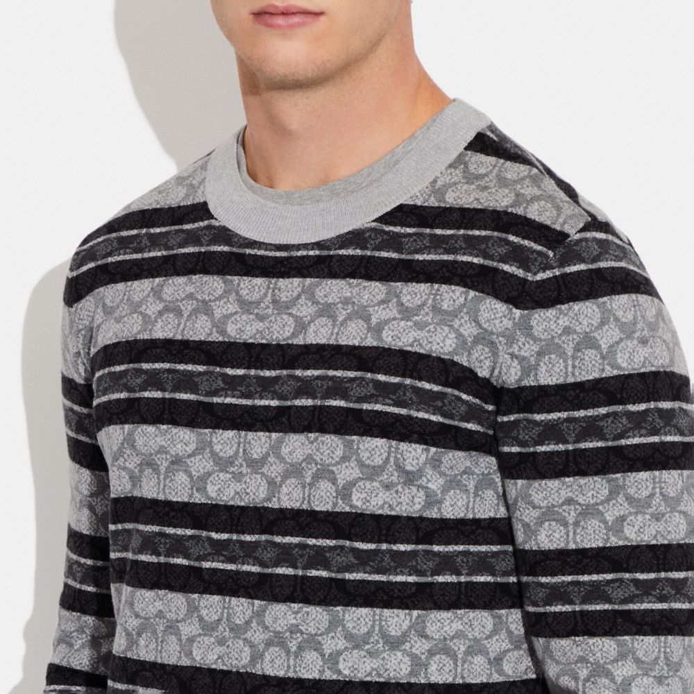 Black and gray outlet sweater