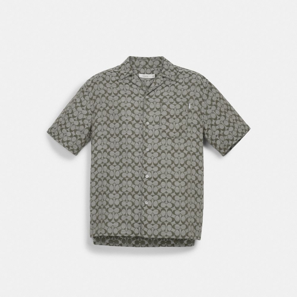 COACH® | Signature Camp T Shirt In Organic Cotton