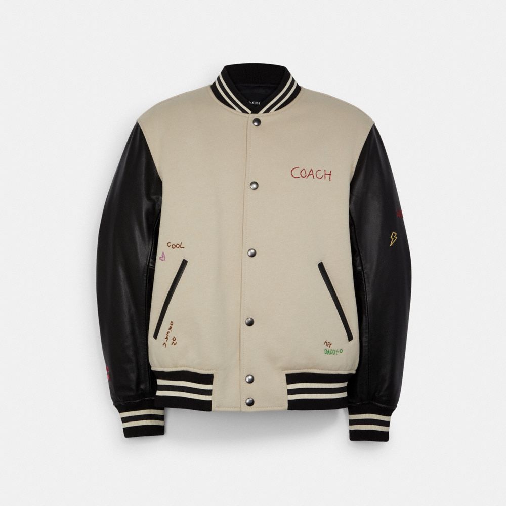 CLASSIC LIFTED COACHES JACKET - BLACK/CREAM