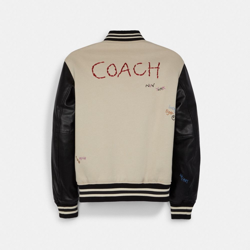 COACH® | Diary Script Varsity Jacket