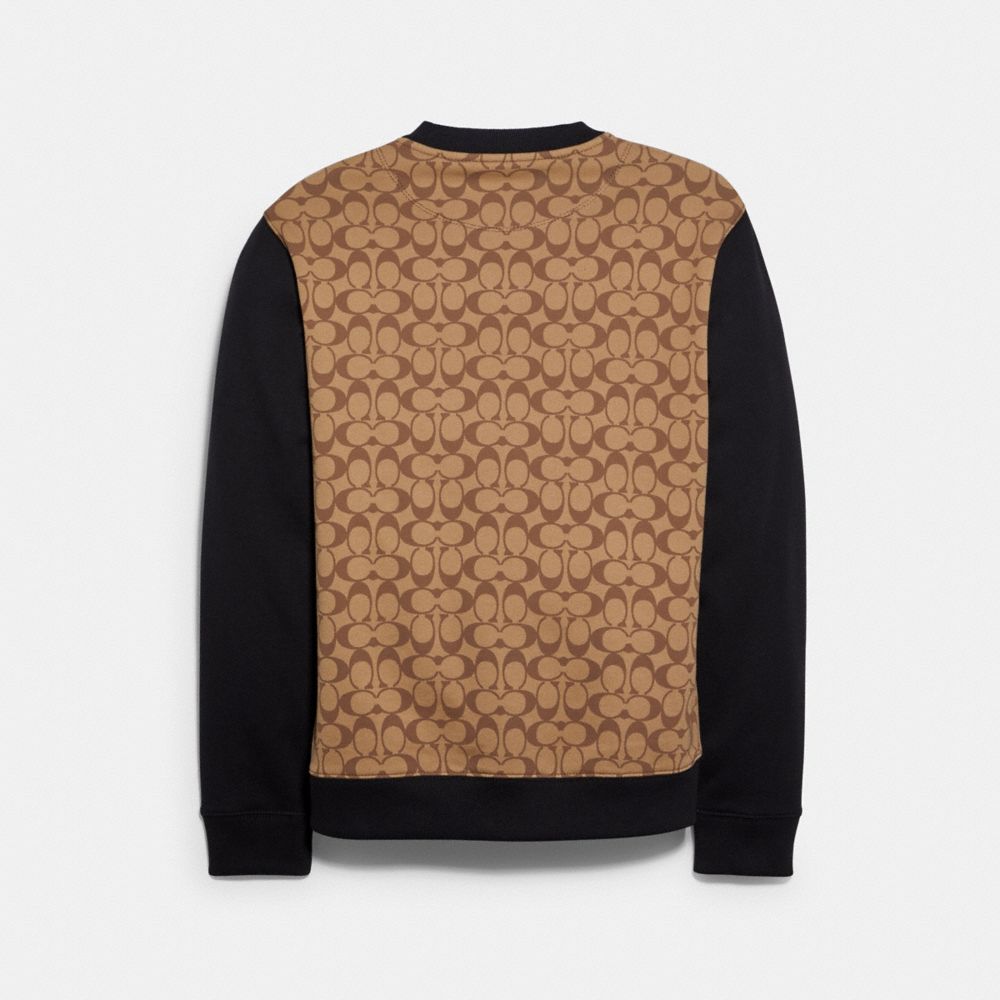 Louis Vuitton Men's Colour Block Crew Neck Sweater