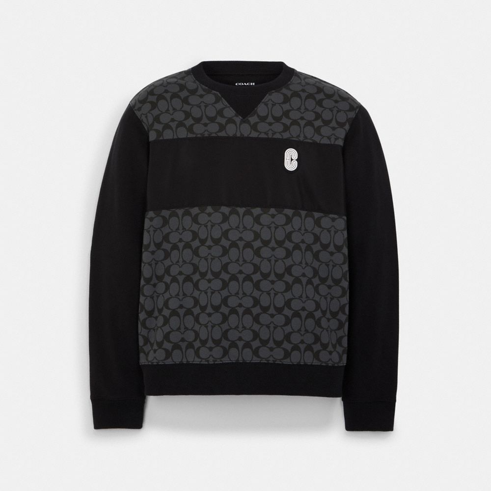 COACH GB Signature Crewneck Sweatshirt