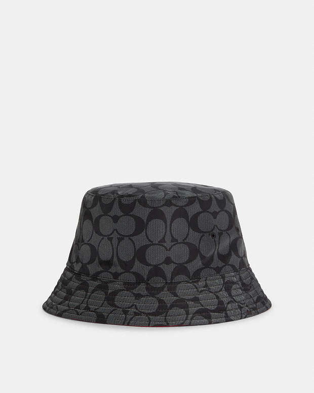 COACH® | Reversible Nylon Bucket Hat