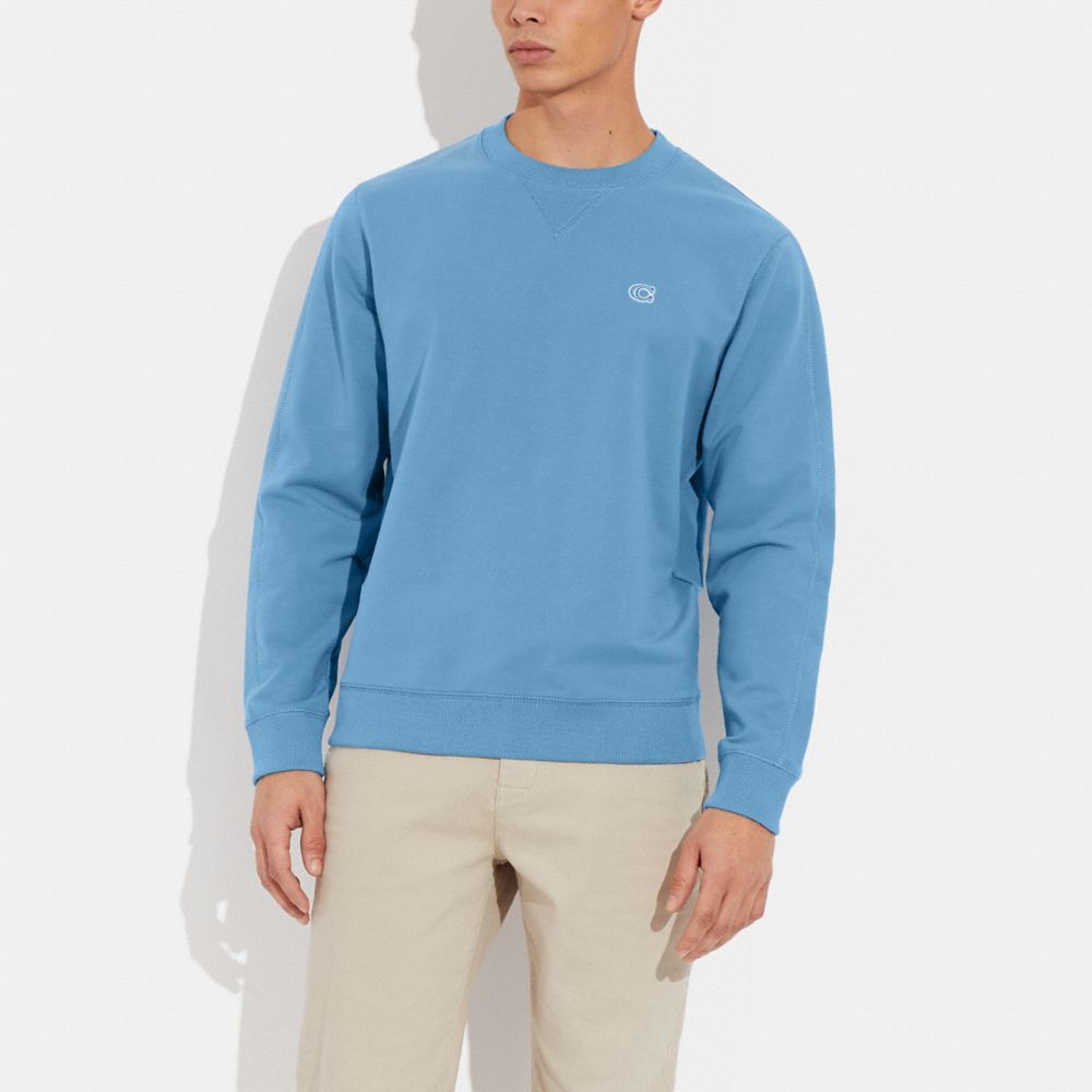 COACH®,Lounge Crewneck Sweatshirt,,Scale View