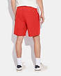 COACH®,LOUNGE SHORTS,Fabric,Miami Red,Scale View