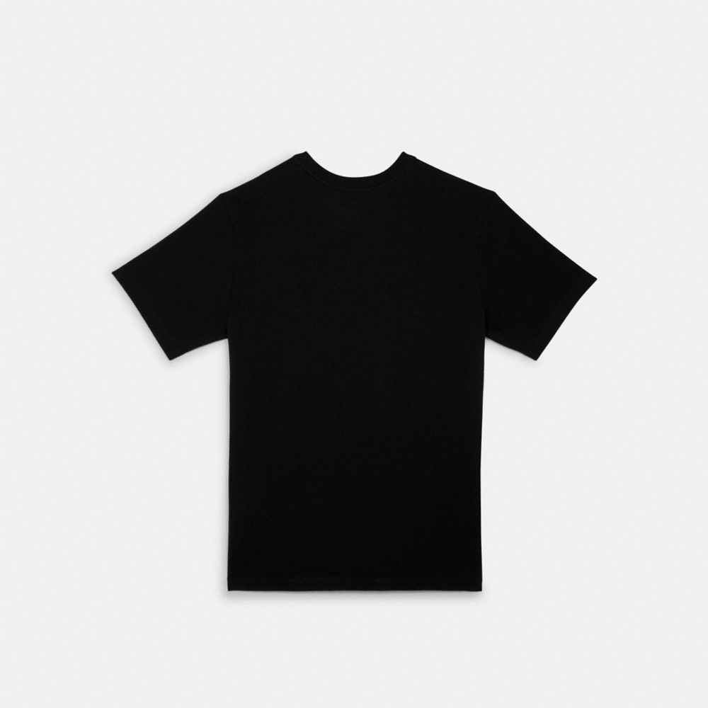 COACH®,Doodle Graphic T Shirt,,Back View