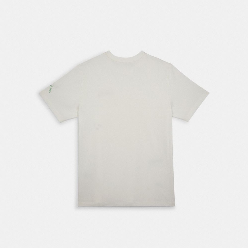 COACH®,Diary Script T Shirt,,Back View