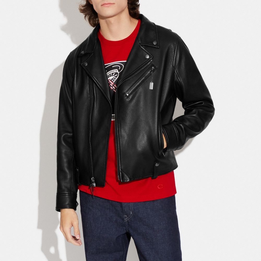 Coach sale moto jacket