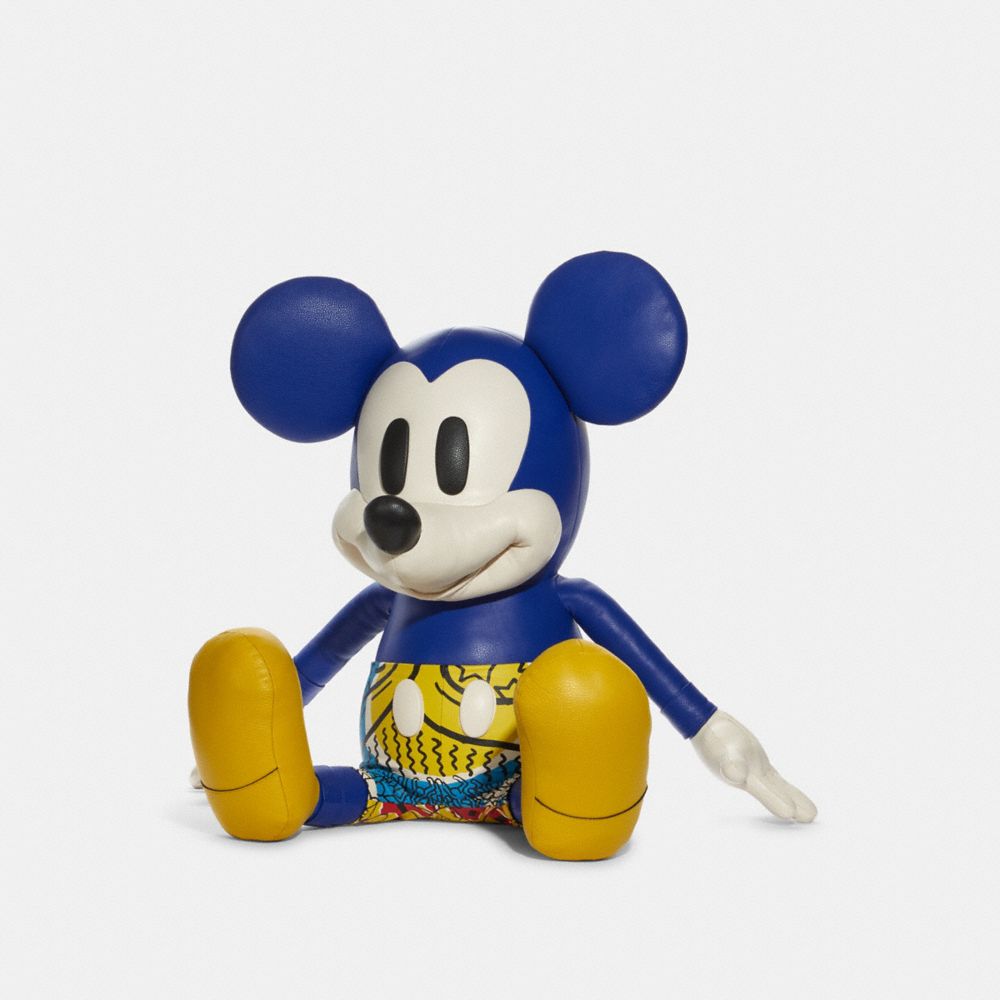 ブランド品専門の COACH×Mickey アカデミーポーチ Haring Mouse×Keith