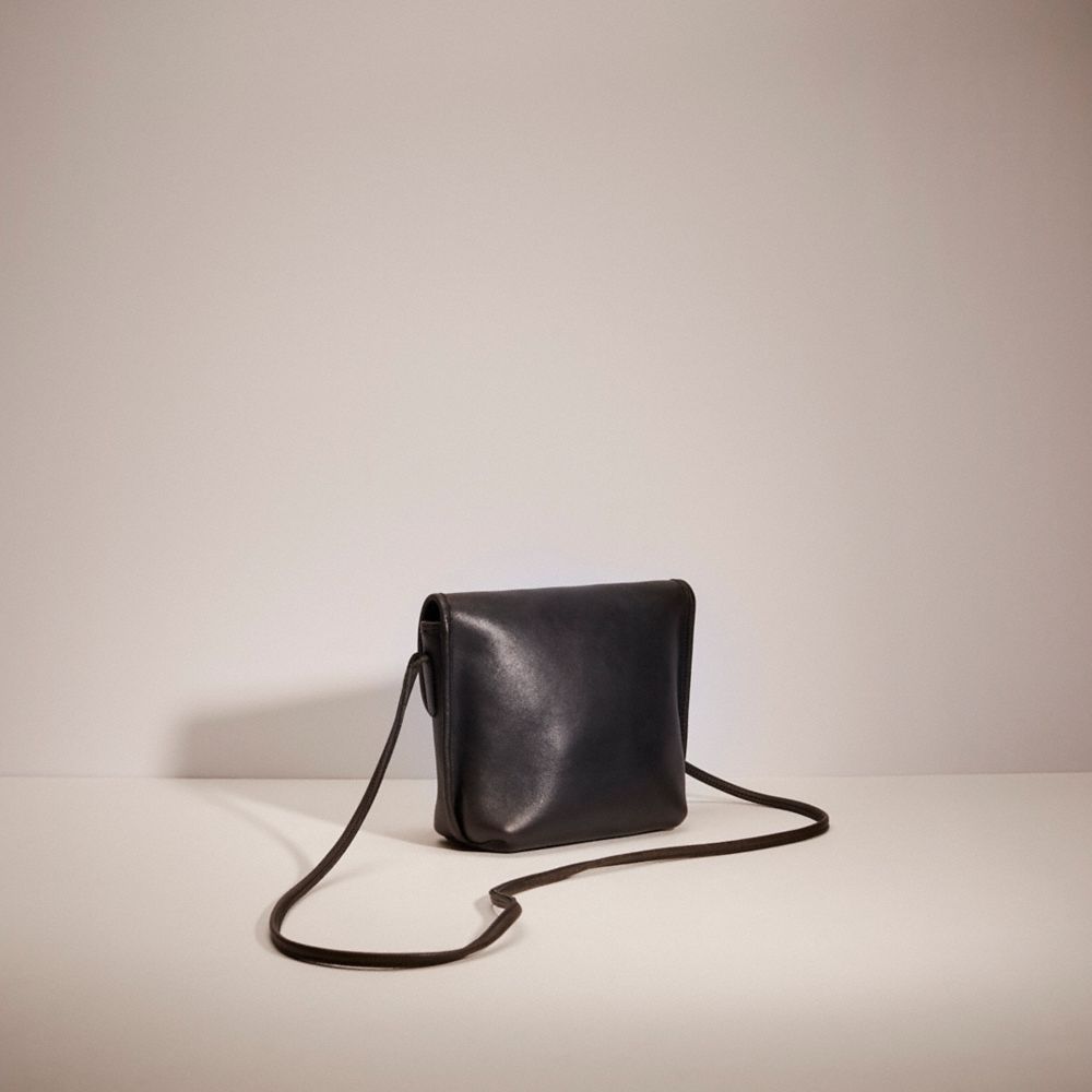 ★美品・希少色★OLD COACH QUINCEY BAG ダークネイビー 良品】COACH コーチ ビンテージ ショルダーバッグ レザー ダーク
