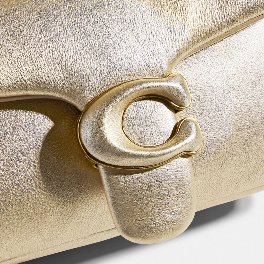 Coach Pillow Tabby Shoulder Bag 18 in Metallic Soft Gold (C7876) - USA  Loveshoppe