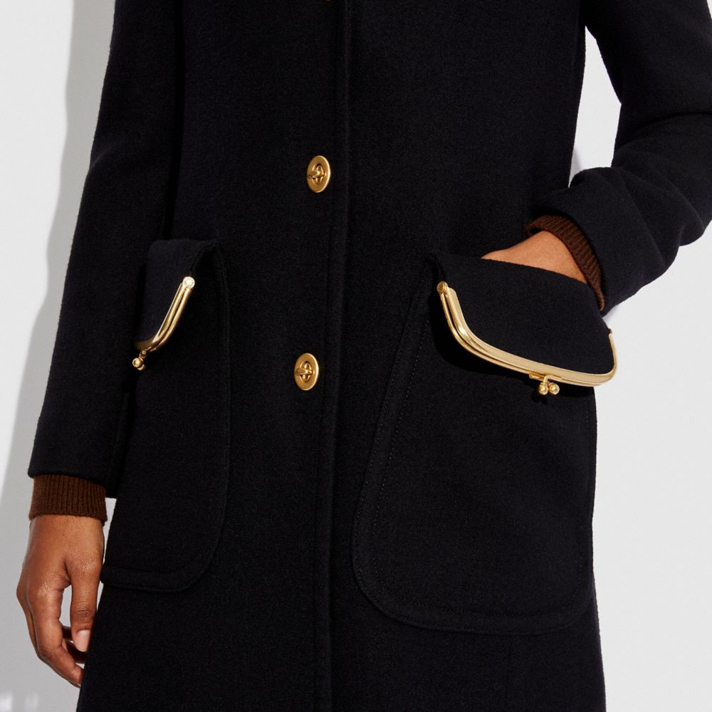 Coach hotsell wool coat