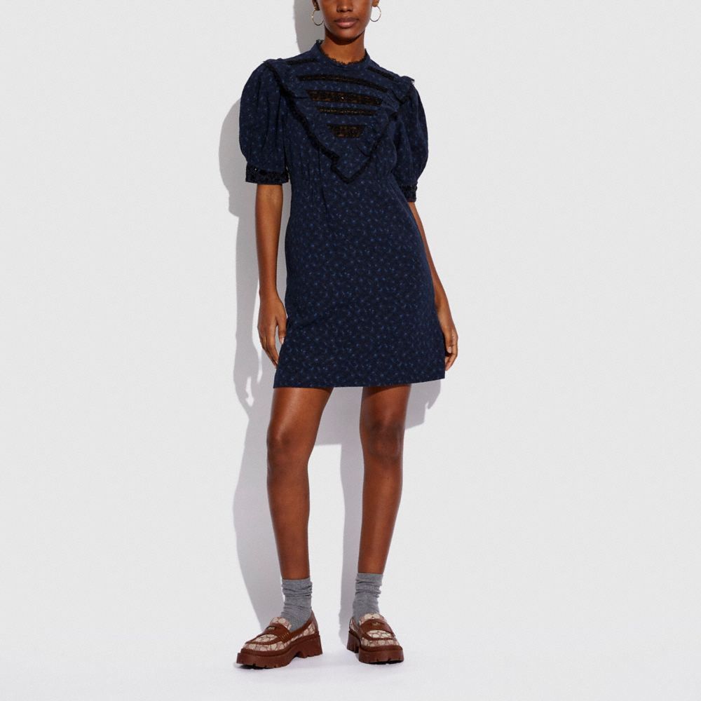 Short Party Dress In Organic Cotton