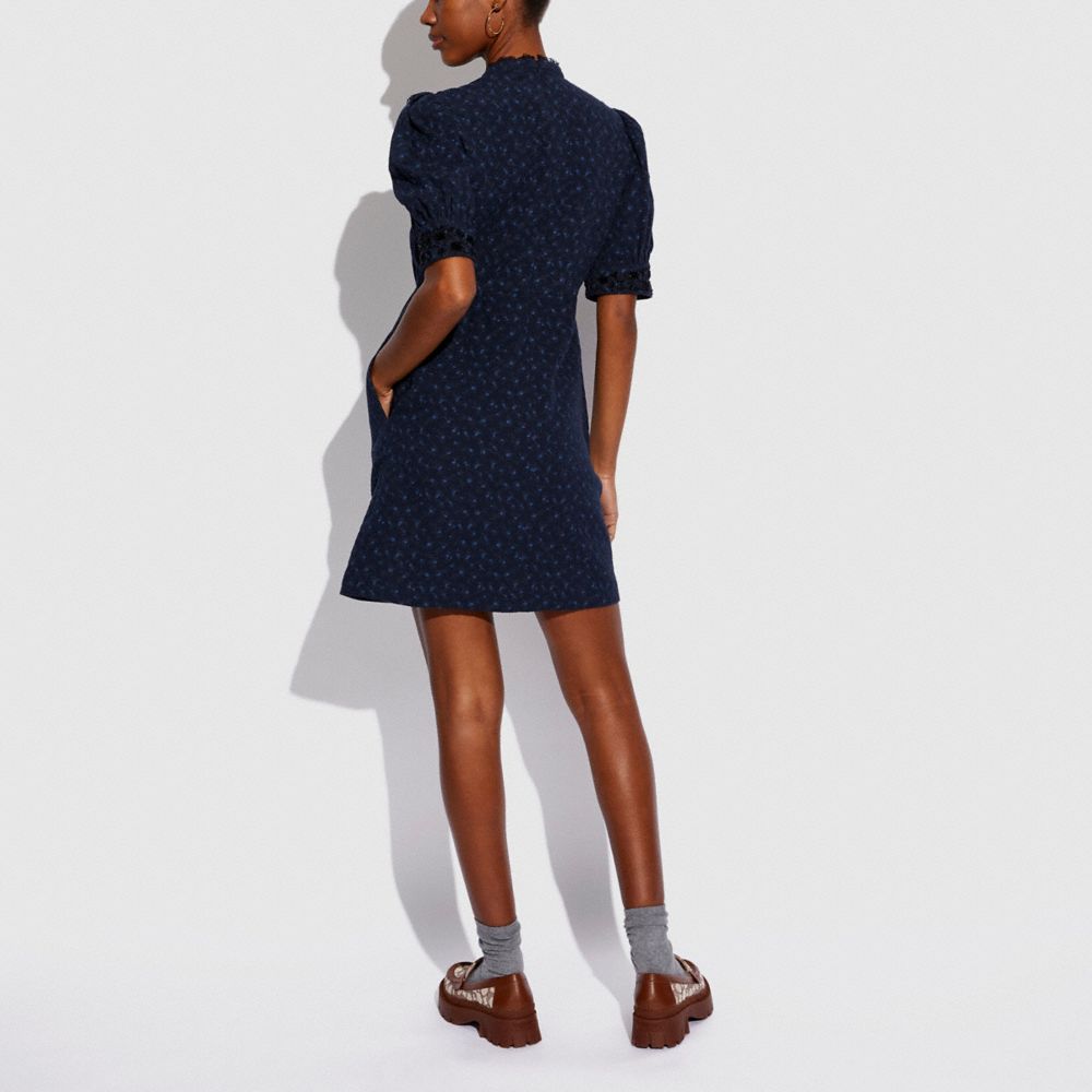 Short Party Dress In Organic Cotton